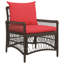 Outdoor Patio Dining Chair with Cushion-1168880682-1168880683