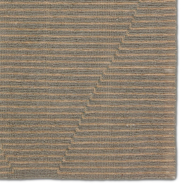 Tapis d'intérieur / extérieur gris / gris tissé à la main Wendy Jane Wendy Jane, Rectangle 2 pi x 3 pi