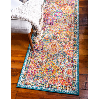 Ernst Gold/Green/Red Rug