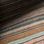 Brindle Stripe Hand Loom Knotted Wool Rug-1491392640
