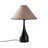 Stylish Metal Table Lamp, Black, 19.7 x 19.7 x 26.8 inches | Fabric Cap Ø4.7 x 9.8 inches | E27 Socket, Max 40W (Bulb Not Included) | Modern Design, Perfect for Living Room & Bedroom Decor, IP20 Rated-518120181-518120176