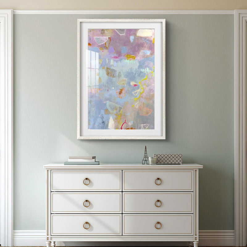 Whilst II -Framed Print, White