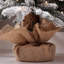 Luxury 91.5H Pre-lit Snowy Christmas Tree