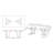Belshin Contemporary Rectangular Glass Dining Table