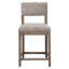 Silas Upholstered Stool with Solid Wood Frame-24061691-24061684-24061680