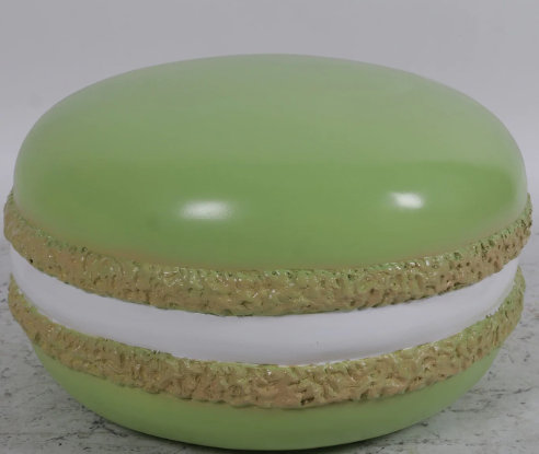 Statue Abagael Macaroon surdimensionnée, Vert