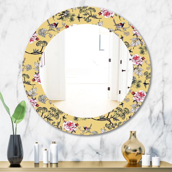 East Urban Home Blossom 4 Traditional Accent Mirror | Wayfair