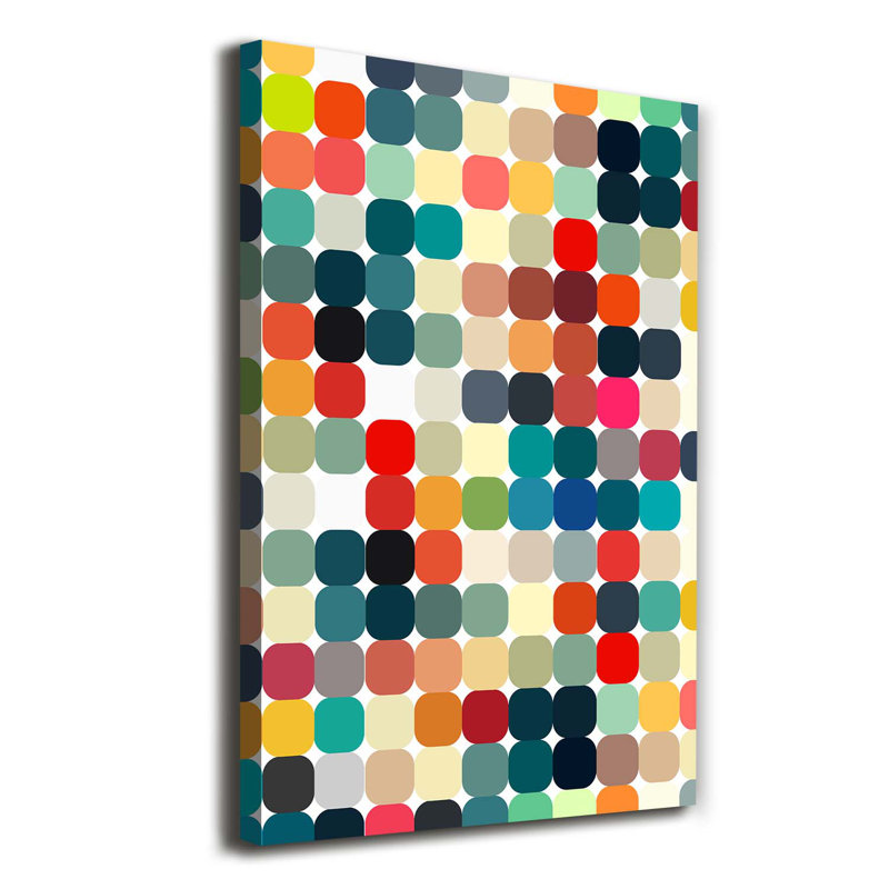 Geometric Background - Wrapped Canvas Print