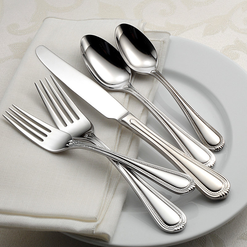 Countess Mirrored Stainless Steel 20-Piece Flatware Set