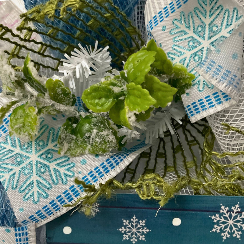 Couronne d'hiver «Let It Snow Country Snowman», 28 po