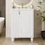 Meuble-lavabo 24 po avec lavabo, armoire de salle de bain avec tablette de porte, rangement latéral ouvert-1826001074