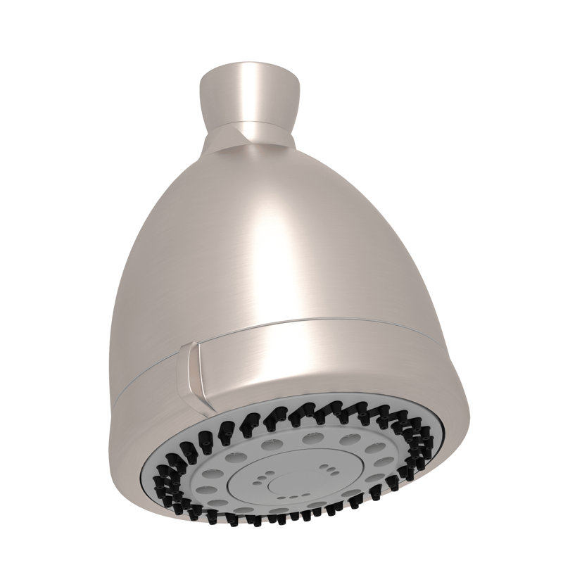 Perrin & Rowe 4" 6-Function Showerhead, Satin Nickel