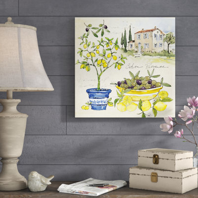 Citron IV by Anne Tavoletti - No Frame Print on Canvas