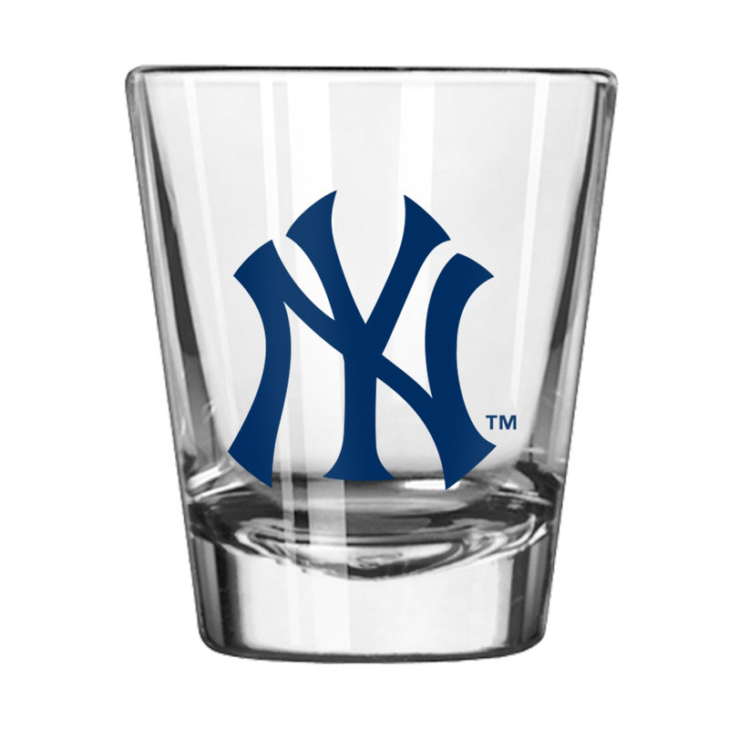 Verre à shooter 2 oz des Yankees de New York pour les jours de match