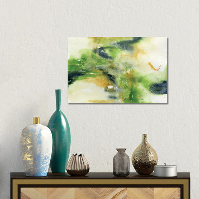 Green Abstract by Liz Covington - No Frame Gallery-Wrapped Canvas Giclée on Canvas