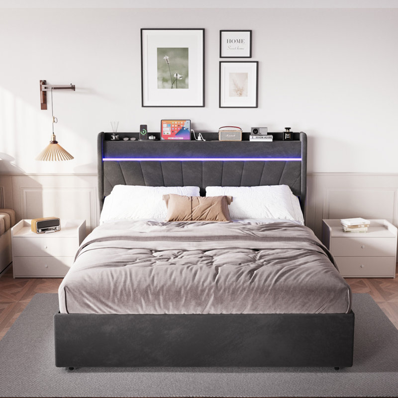 Base de lit avec rangement Lift Up