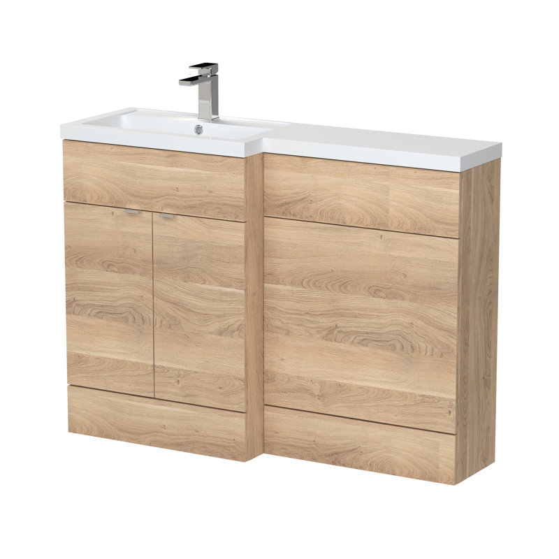 Freestanding Single Vanity with Drop In Basin