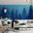 Misty Midnight Blue Forest-410942130