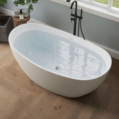 Tidal 60" Freestanding Acrylic Soaking Tub