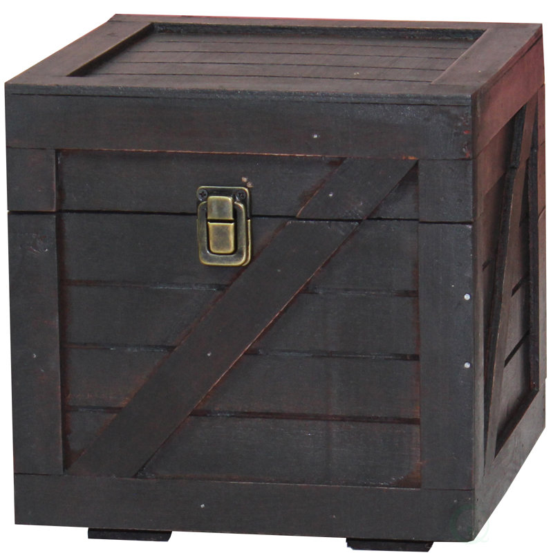 Boîte en bois, Noir