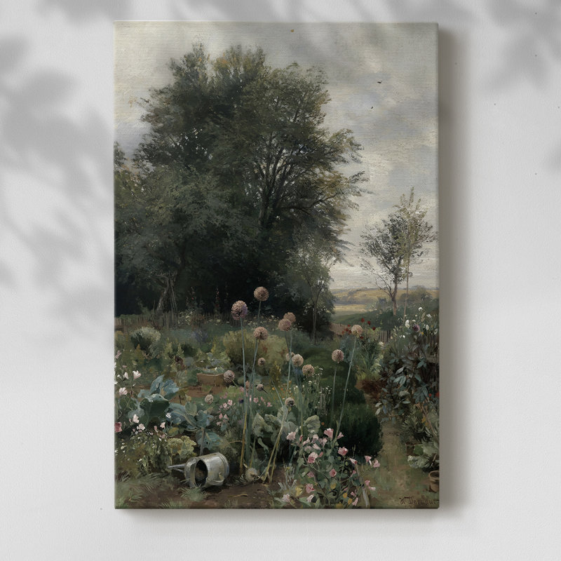 Paysage rétro CLX III - galerie Cavas, H 18 po x l 12 po