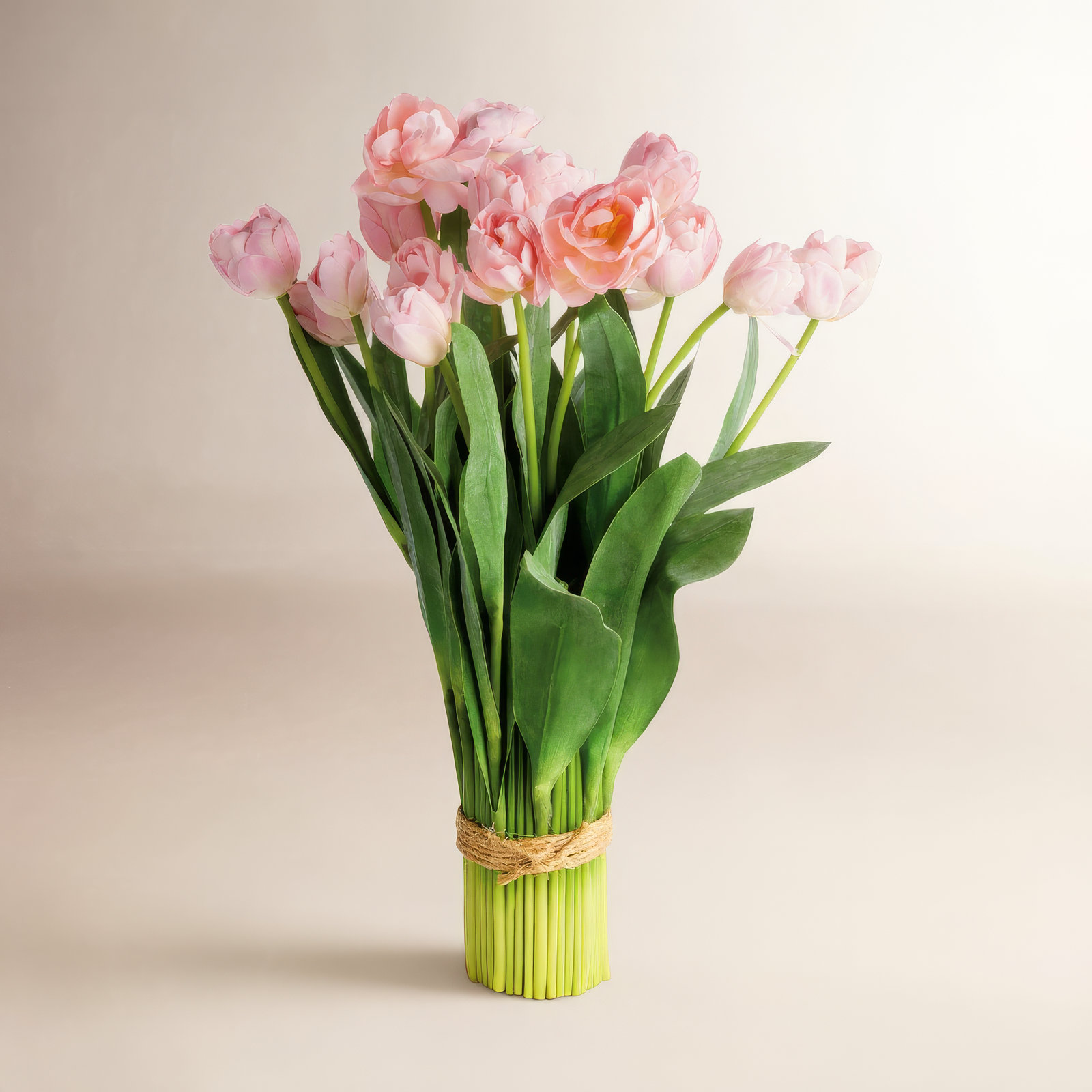 Peony Tulip Floral Arrangement, 22"