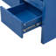 Buffet 60 pouces en placage de frêne moderne avec 3 portes, 3 tiroirs et une grande armoire de rangement pour le salon ou la salle à manger-2009483184