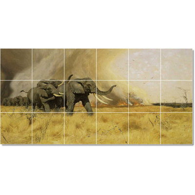 Carreau de céramique décorative 36 po x 18 po 6 po x 6 po