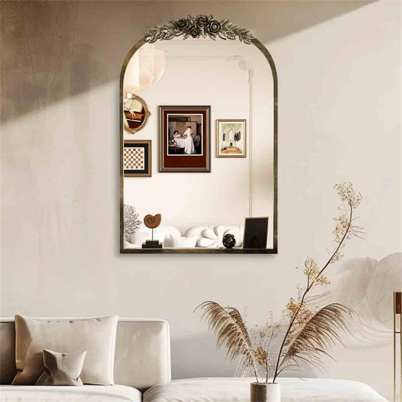 Jaliyiah Arch Wall Mirror, 75cm x 50cm