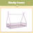 Twin Size Wood House Bed With Fence-1765055647