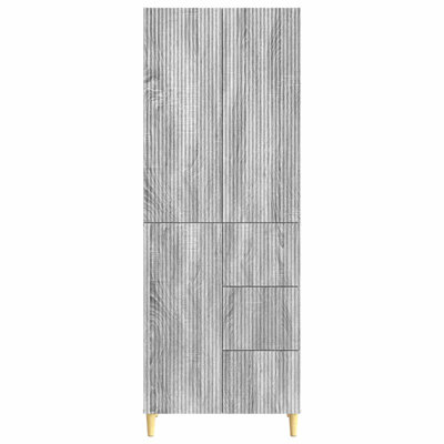  Cabinet Set 2 pcs 66 x 34.5 x 90 cm Engineered Wood