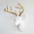 Large Deer Head Faux Taxidermy Wall Décor-1002835609