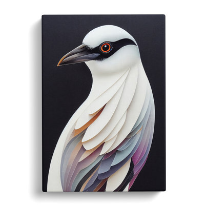 CAN-V0523-2875X White Bird - Wrapped Canvas Print