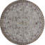 Hand-Knotted High-Quality Beige Round Area Rug