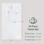 Ensemble de serviettes 100% coton 400GSM Essential-102362692-112065823