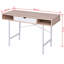 Desk with 1 Drawer Oak and White