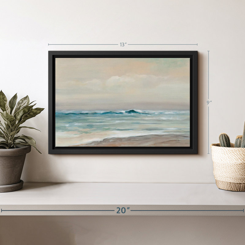 «Whispering Ocean Waves», art mural, H 9 po x l 13 po
