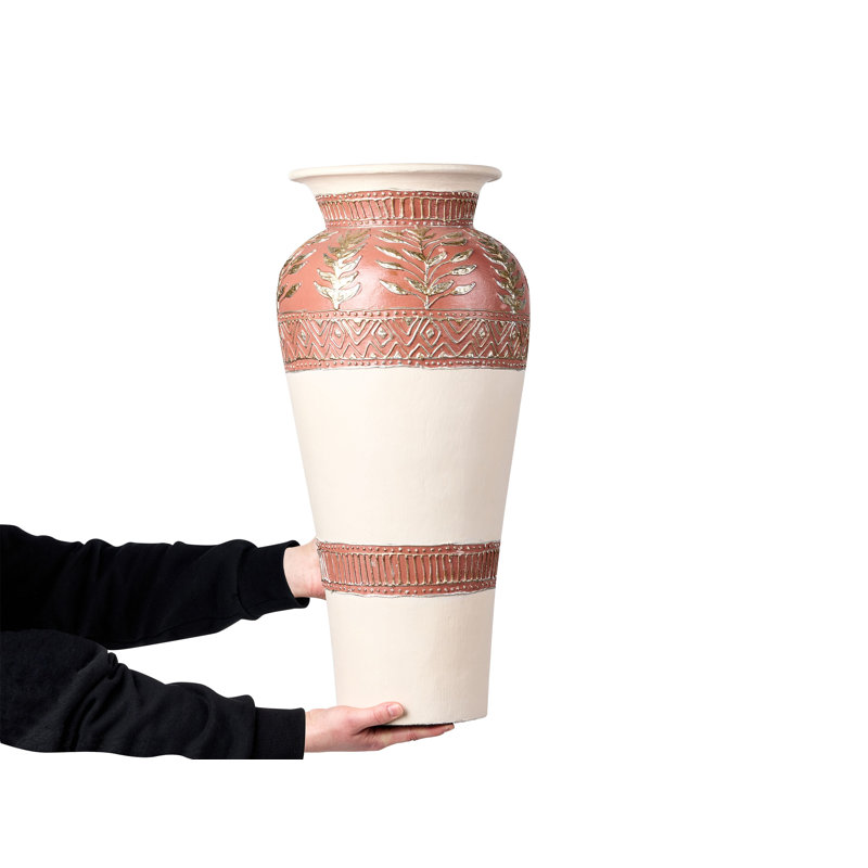 Antunes Handmade Terracotta Floor Vase