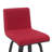 Fowey Biance Modern Swivel Counter Height or Bar Height Stool with Upholstered Seat and Wood Frame-378564199-378564192-378564193