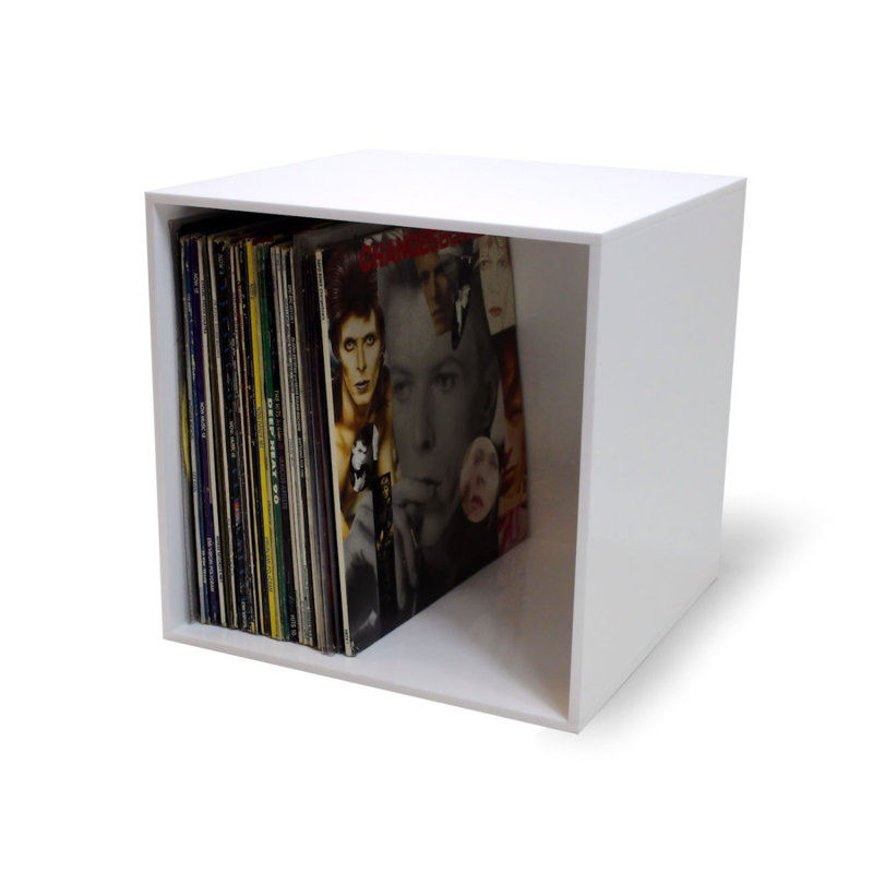 Plastic / Acrylic 10cm H Media Shelves, White
