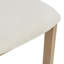 Chaises de salle à manger rembourrées sans accoudoirs avec pieds en métal (ensemble de 2)-119320490