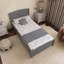 Lit plateforme simple en bois avec 2 tiroirs-1896806487
