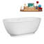 Baignoire autoportante 59 "avec drain interne Streamline-101686928