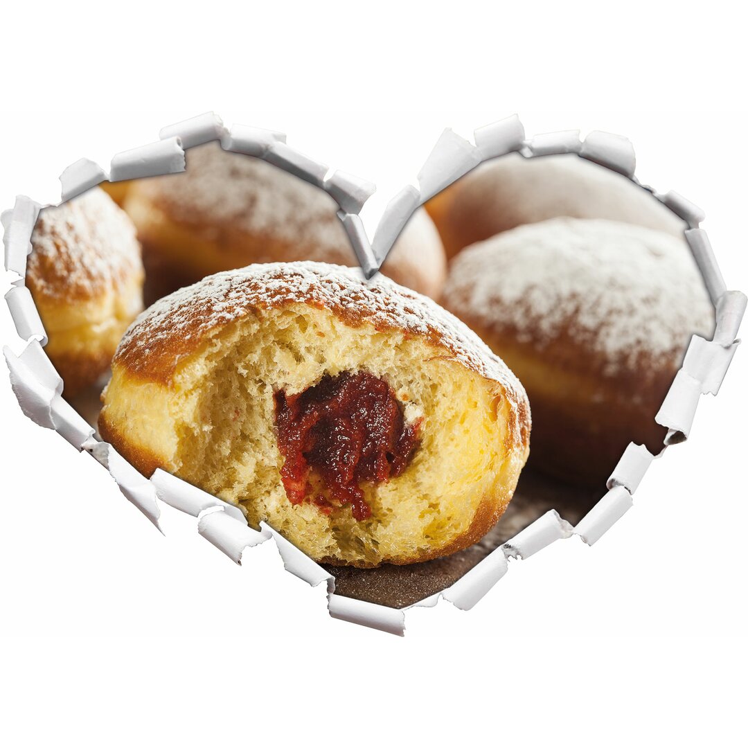 Wandtattoo Lecker gefüllte Krapfen