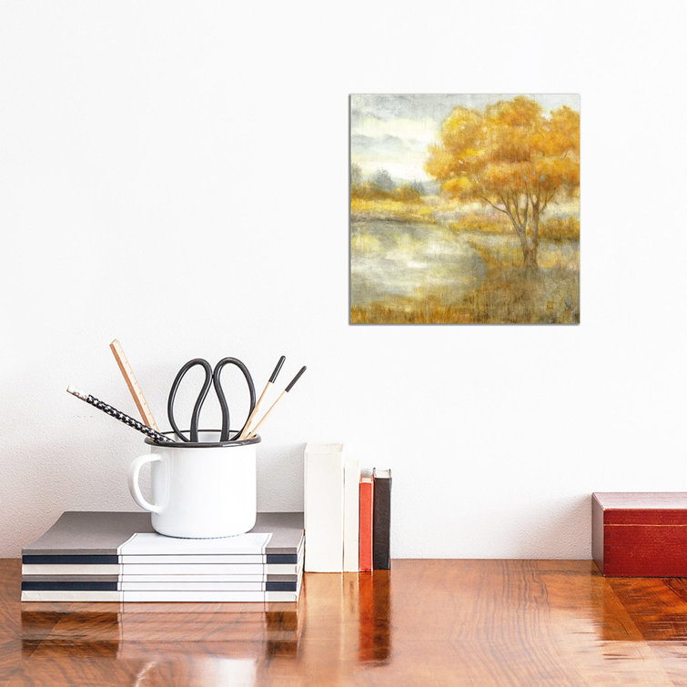 Golden Landscapes by Nan - Painting on Canvas
