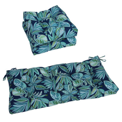 Outdoor Tufted Settee Cushions (Set Of 3)