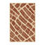 Tapis brun moelleux moelleux à motif rustique Acheson-1741637687