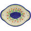 Spring Flowers Stoneware Platter