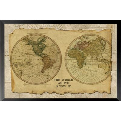 " Antique Map I " by Beth Albert
