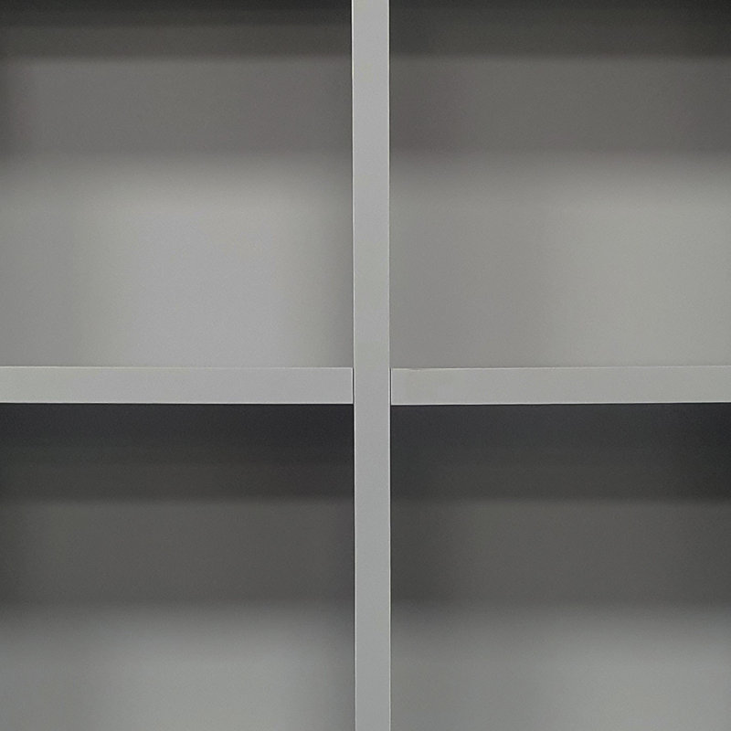 151cm H Media Shelves, Grey